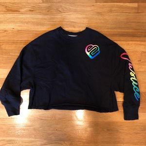 Justice cropped sweatshirt - girls
